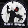 Zombie Hunter black tactical patch view 1