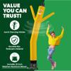 LookOurWay Air Dancers Wacky Waving Inflatable Tube Man Set - 10 Feet Tall Inflatable Dancing Man with Blower - Yellow view 3