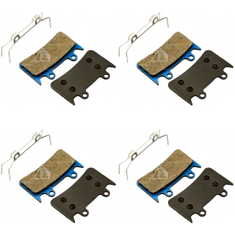4Pairs/8Pads Hope Mono 6 Pot Semi-Metallic Disc Brake Pads 6Ti DH Six MTB DH XC