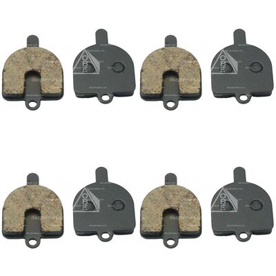 4 Pairs / 8 Pads Semi Metallic RST DX Mechanical Disc Brake Pads for MTB DH XC