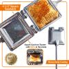 Palmer C Pie Iron for Camping, Cast Iron Sandwich Maker with Long Handle, Make Tasty Toasted Sandwiches, Mountain Pie Maker Cast Iron, Campfire Pie Irons for Camping, Premium Campfire Sandwich Maker view 3