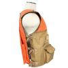Hunting Vest/Blaze Orange And Tan view 3