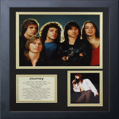 Legends Never Die Journey Framed Photo Collage, 11 by 14-Inch, Black