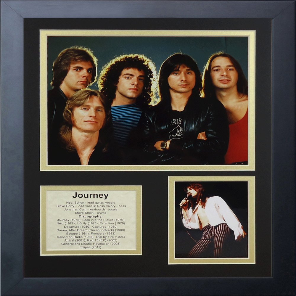 Legends Never Die Journey Framed Photo Collage, 11 by 14-Inch, Black
