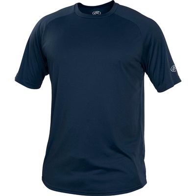Rawlings | Youth Crew Neck Short Sleeve Shirt | Navy | Large
