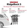 Yakima 5-Bike Hitch Mount Carrier, Tilt-Away Bike Rack for Car, Truck, & SUV, Fits 1.25 & 2 Hitch Receiver, Ridgeback 5 - Heavy-Duty Bicycle Storage Equipment and Accessories for Vehicles view 2