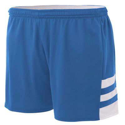 A4 NB5334-ROW Reversible Speedway Shorts, 8"/Small, Royal/White