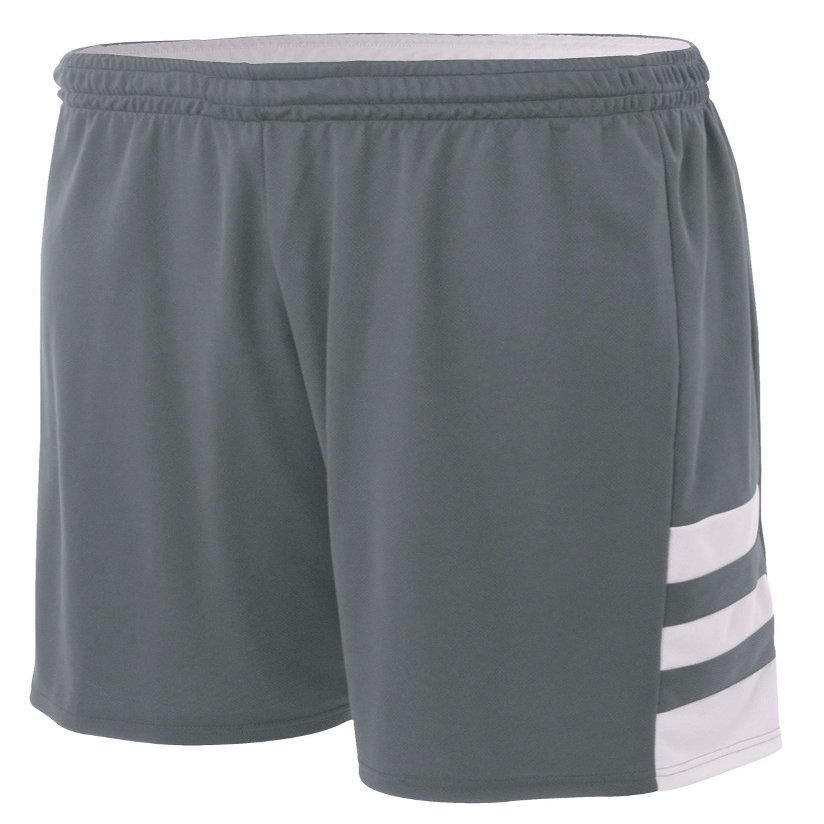 A4 Mens Reversible Speedway Short, 2XL, Graphite/White