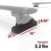 Yakima Landing Pad Fixed Point Tower Installation with 30 Inch Crossbar for Naked Rooftops Compatible with 2013-2014 Subaru Outback, Set of 4 view 2