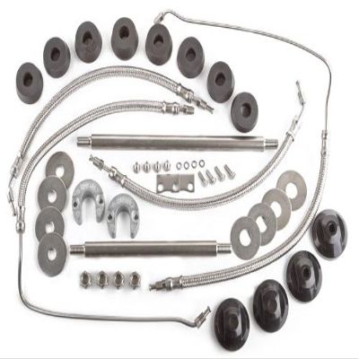 SEI Marine Products-Compatible with - Replaces Alpha I Generation I Trim Cylinder Hose and Hardware Kit