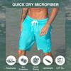 Kanu Surf Men's Barracuda Swim Trunks (Regular & Extended Sizes), Aqua, 2X view 2