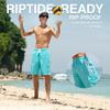 Kanu Surf Men's Barracuda Swim Trunks (Regular & Extended Sizes), Aqua, 2X view 4