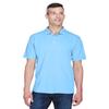 8445 UltraClub Men's Cool & Dry Stain-Release Performance Polo (Columbia Blue) (5XL)