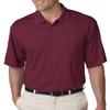 8425 UltraClub Men's Cool & Dry Sport Interlock Polo Shirt 6XL Maroon view 1