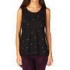 55DSL Juniors Thrall Tank Top, Black, XX-Small view 1