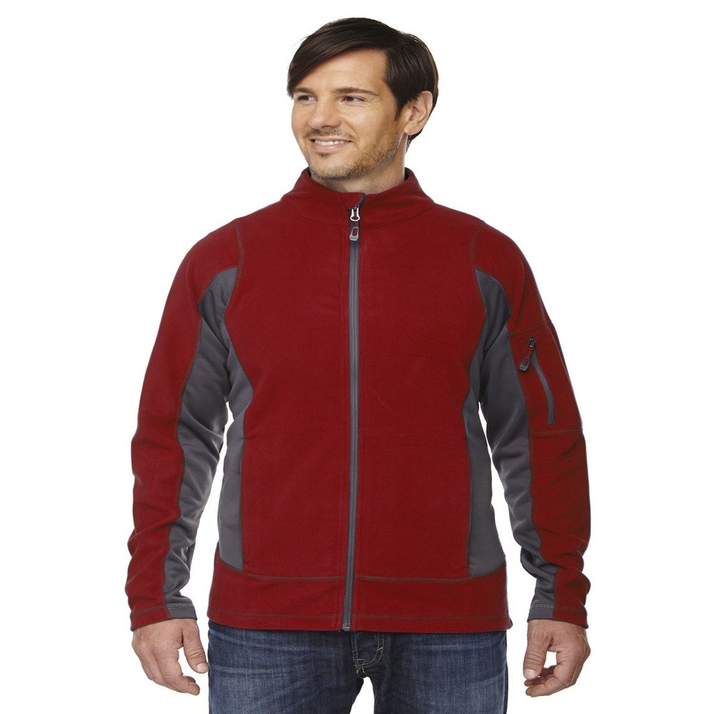 NE MEN GENERATE TXT FLC JKT (CLASSIC RED 850) (M)
