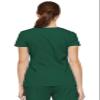 Dickies Womens Signature V-Neck Top with Multiple Patch Pockets Medical Scrubs Shirts, Hunter, XX-Small US view 2