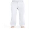 Dickies Men's Big EDS Signature Zip Fly Pull-on Scrub Pant, White, Large/Tall view 1