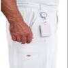 Dickies Men's Big EDS Signature Zip Fly Pull-on Scrub Pant, White, Large/Tall view 2