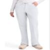 Dickies Women's Signature Mid Rise Drawstring Scrubs Cargo Pant, White, XX-Large Tall view 1