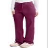 Dickies Women's Size Signature Mid Rise Drawstring Scrubs Cargo Pant, Wine, XX-Large Tall view 4