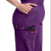 Dickies Women's EDS Signature Scrubs Missy Fit Pull-On Cargo Pant, Eggplant, 3X-Large view 2