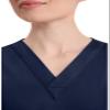 Dickies Women's EDS Signature Scrubs Missy Fit V-Neck Top, Navy, Small view 4