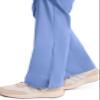 Dickies Women's Signature Mid Rise Drawstring Scrubs Cargo Pant, Ciel, XX-Large Tall view 3