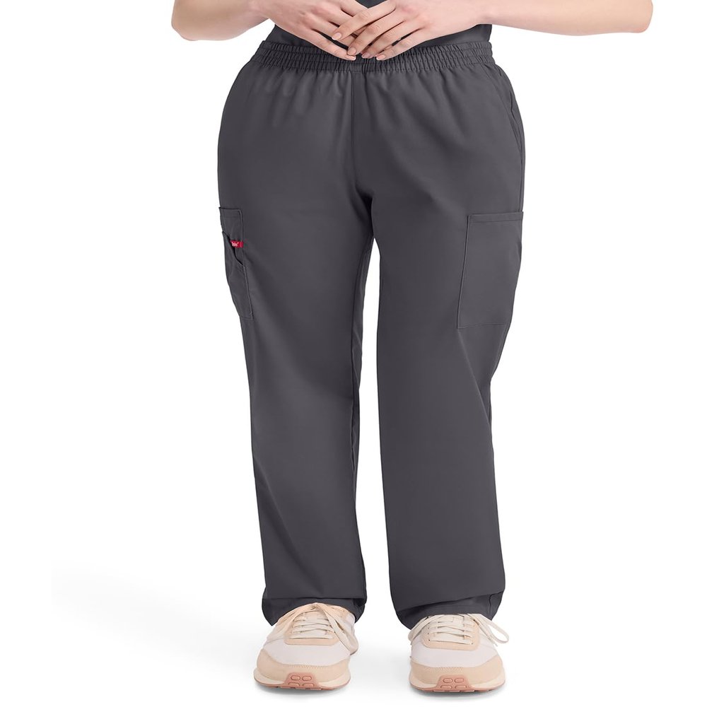 Dickies Women's Tall EDS Signature Missy Fit Pull-On Cargo Pant, Pewter, Large/Tall