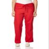 Dickies Men's Drawstring Scrub Pant, Red, 4X-Large view 1