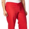 Dickies Men's Drawstring Scrub Pant, Red, 4X-Large view 3