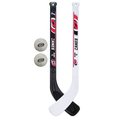 Franklin Sports NHL Carolina Hurricanes Mini Hockey 2 Piece Player Stick Set