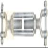 3/8 x 6" In. Turnbuckle Jaw Jaw Galvanized Steel 1200 LB Marine Boat Shade Sail view 1