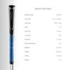 WINN DRI-TAC MIDSIZE 13 Pieces Black/Blue Golf Grip - Non-Slip & Cushioned Comfort - Incredible Comfort & Moisture-Wicking - Shock Absorption Benefits for Pain-Free Playability - AVS Technology - Hand view 3
