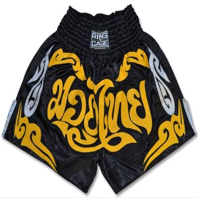 Muay Thai Short (Small) Black/Gold