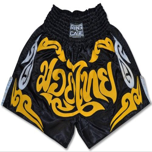Muay Thai Short (Small) Black/Gold