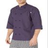 Uncommon Threads womens Epic 3/4 Slv Chef Shirt Work Utility Apron, Eggplant, Small US view 1