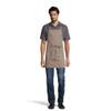 Uncommon Threads womens Adjustable No Pocket Restaurant Bib Apron, Khaki, One Size US view 1