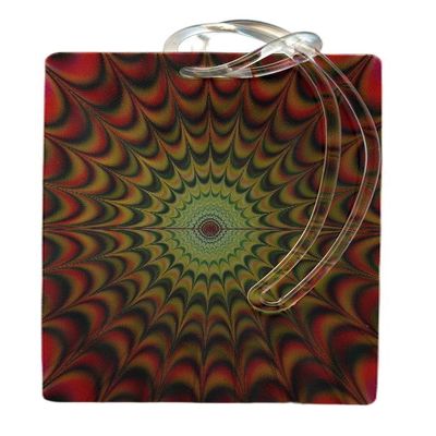 Luggage Tag - Psychedelic Colors - Animated Lenticular