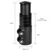 LERWAY Bike Stem Riser Extender MTB Handlebar Stem Adapter with Hex Key for 1-1/8" 28.6mm Fork Aluminum Black view 3