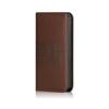 AYANO Infinity Dots - Brown Leather Flip Case with (White) Dots for iPhone 5/5s with Magic Tape - inf-dt-bww-fc-ip view 3