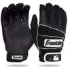 Franklin Sports Adult MLB Neo Classic II Series Batting Gloves, Black, XX-Large view 1