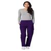 Adar Uniforms, Universal Scrubs for Women - Tapered Cargo Scrub Pants - 506 - Purple - S view 4