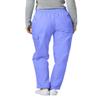 Adar Universal Scrubs for Women - Tapered Cargo Scrub Pants - 506 - Ceil Blue - XXS view 2