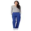 Adar Uniforms, Universal Scrubs for Women - Tapered Cargo Scrub Pants - 506 - Royal Blue - M view 4