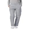 Adar Uniforms, Universal Scrubs for Women - Tapered Cargo Scrub Pants - 506 - Silver Gray - S view 1