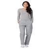 Adar Uniforms, Universal Scrubs for Women - Tapered Cargo Scrub Pants - 506 - Silver Gray - S view 4