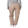 Adar Uniforms Universal Scrubs for Women - Tapered Cargo Pants - 506 - Khaki - XXS view 2
