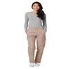 Adar Uniforms, Universal Scrubs for Women - Tapered Cargo Scrub Pants - 506 - Khaki - M view 4