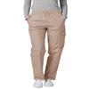 Adar Uniforms, Universal Scrubs for Women - Tapered Cargo Scrub Pants - 506 - Khaki - XL view 1
